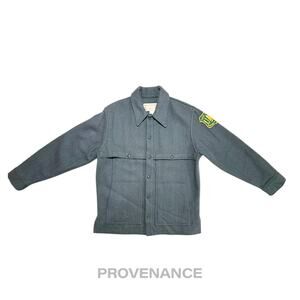 🔴  Filson USFS Mackinaw Wool Cape Coat - Spruce Green M 40